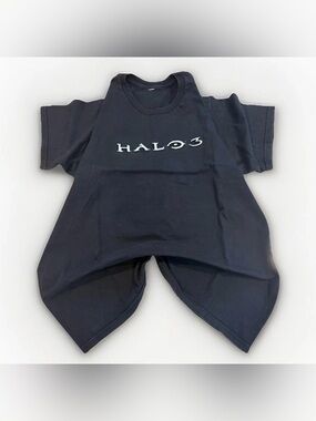 Vintage Halo 3 T-Shirt X-Box One 2007 Promo Tee Merch Size 2XL Video Game Y2K
